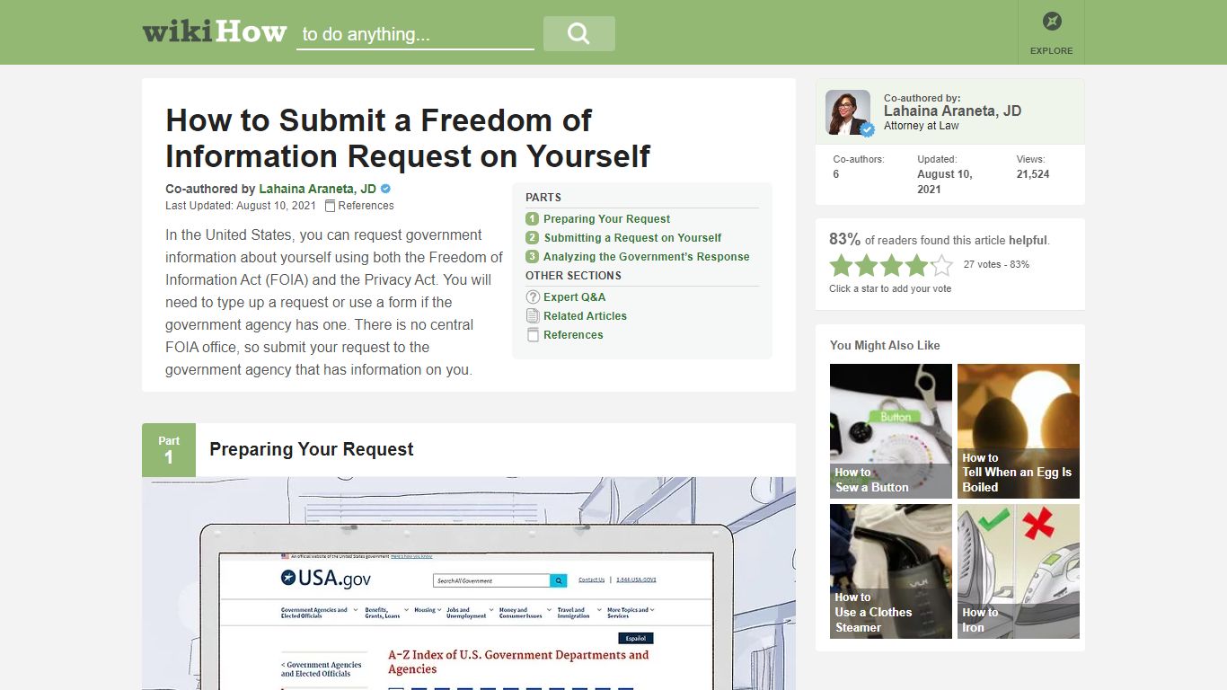 How to Submit a Freedom of Information Request on Yourself - wikiHow